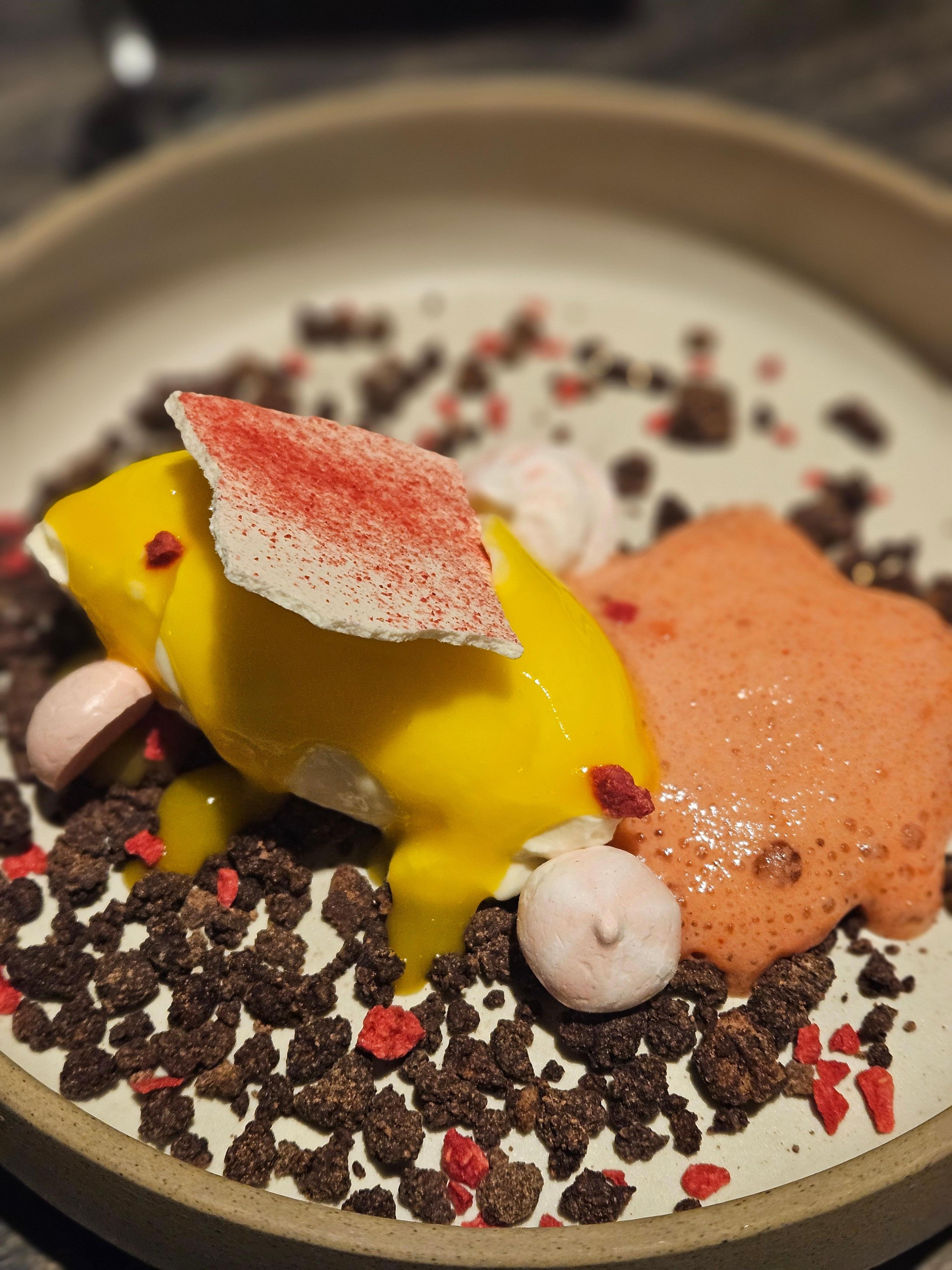 White chocolate mousse 