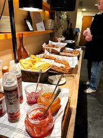 Part of breakfast buffet.