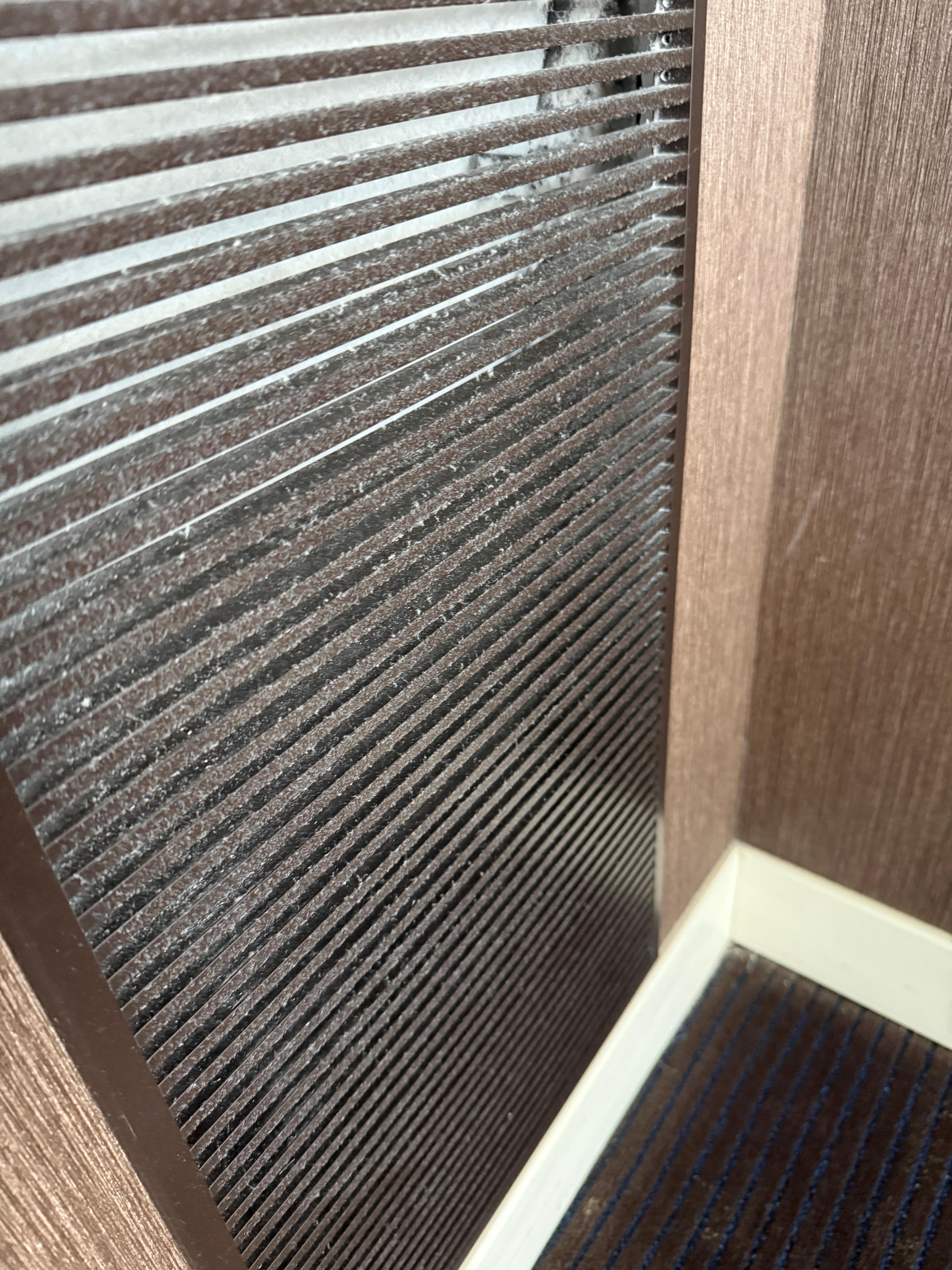 Air vent was super dusty.