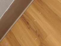 Bathroom floor toilet paper pieces all over
