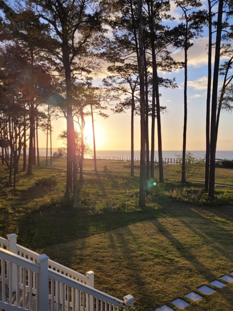 Sunrise from the balcony 