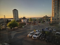 Early morning view from our 6th floor room.