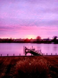 Beautiful colorful sunrise