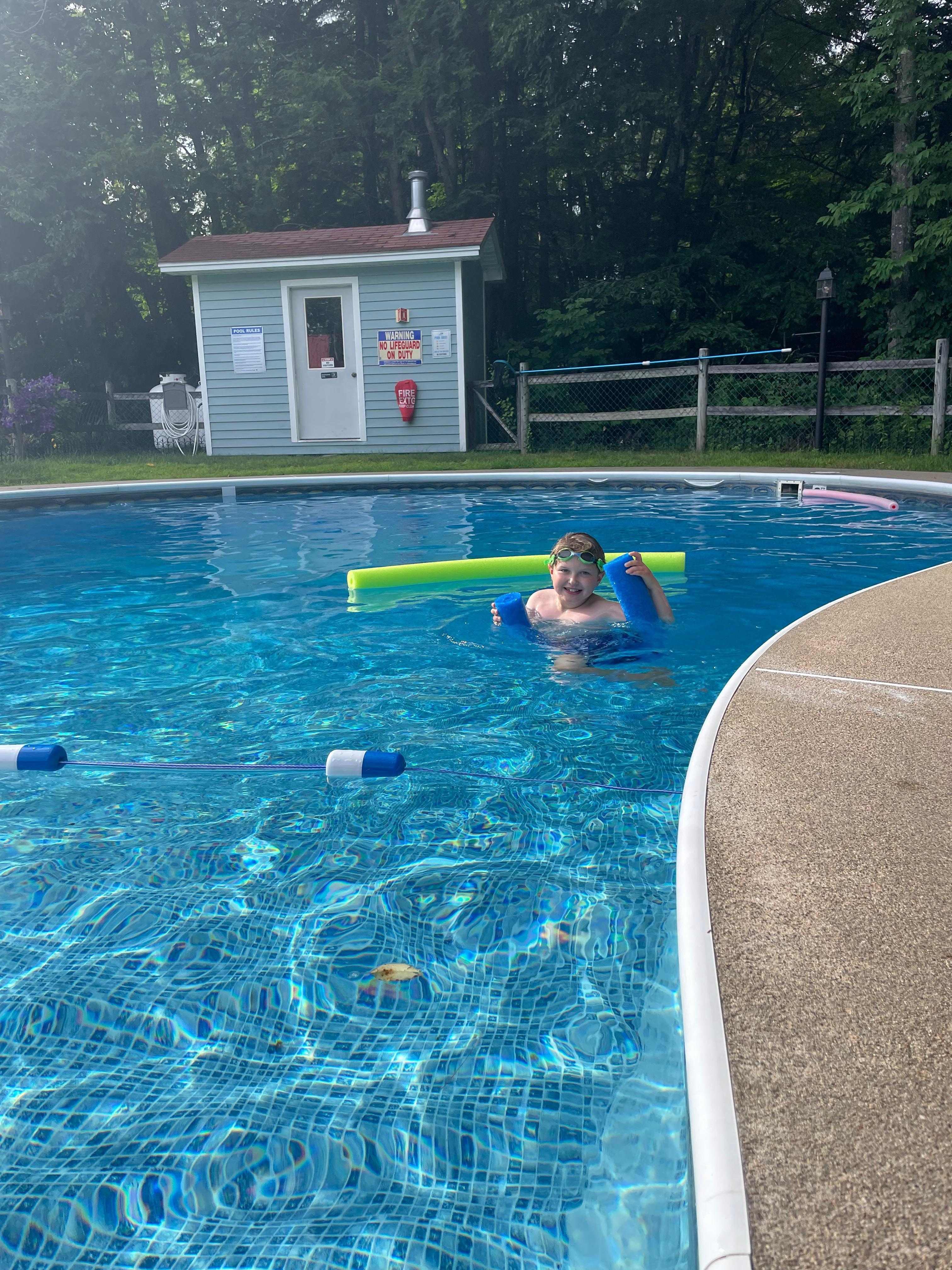 The pool was wonderful and clean! Better than expected!