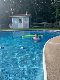 The pool was wonderful and clean! Better than expected!