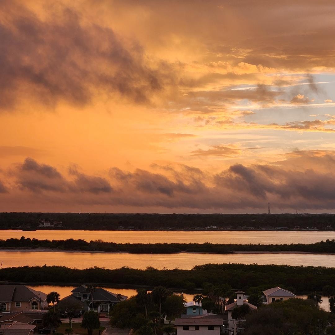 Sunset over Halifax River