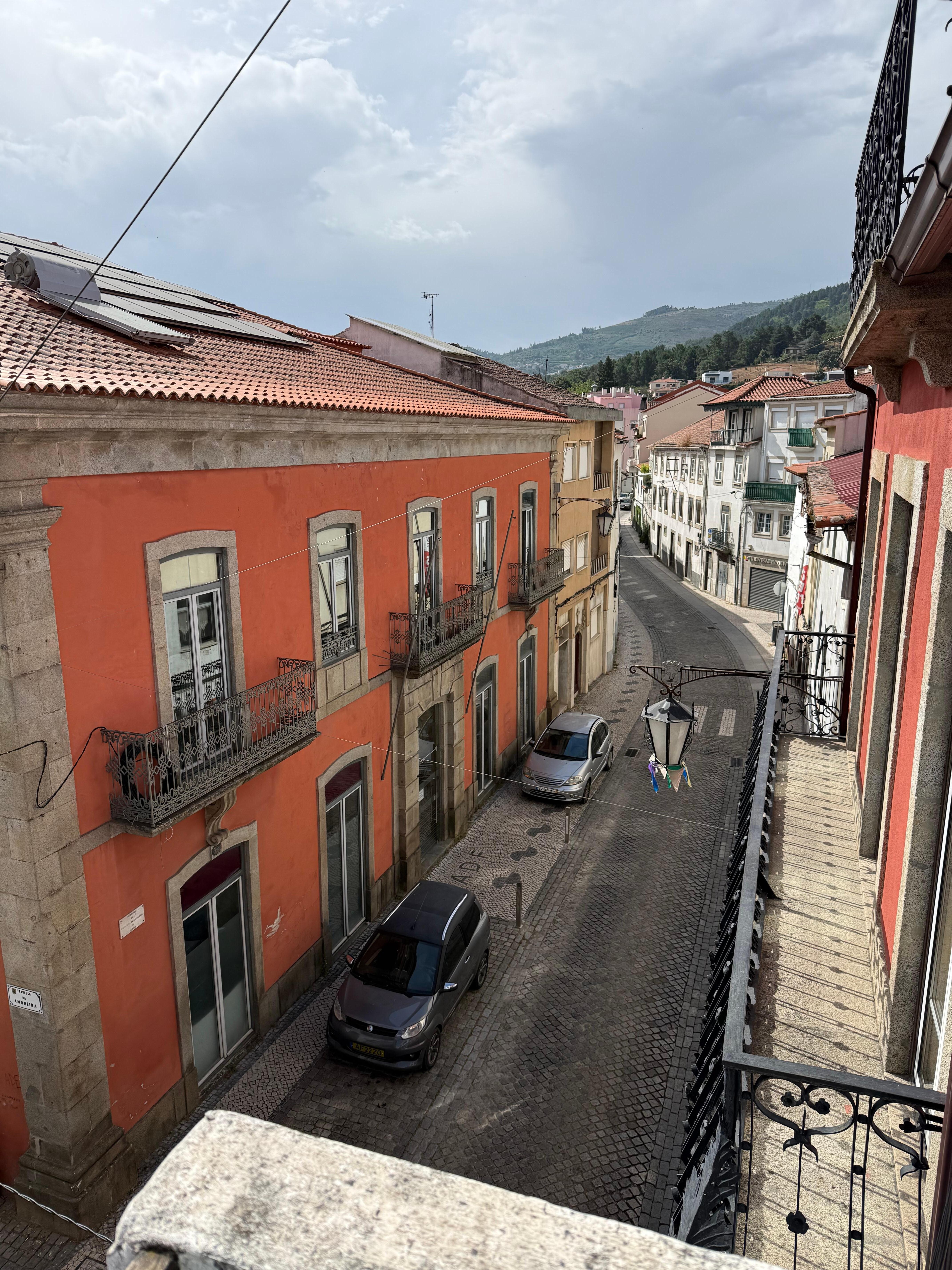 Ausblick vom Balkon 