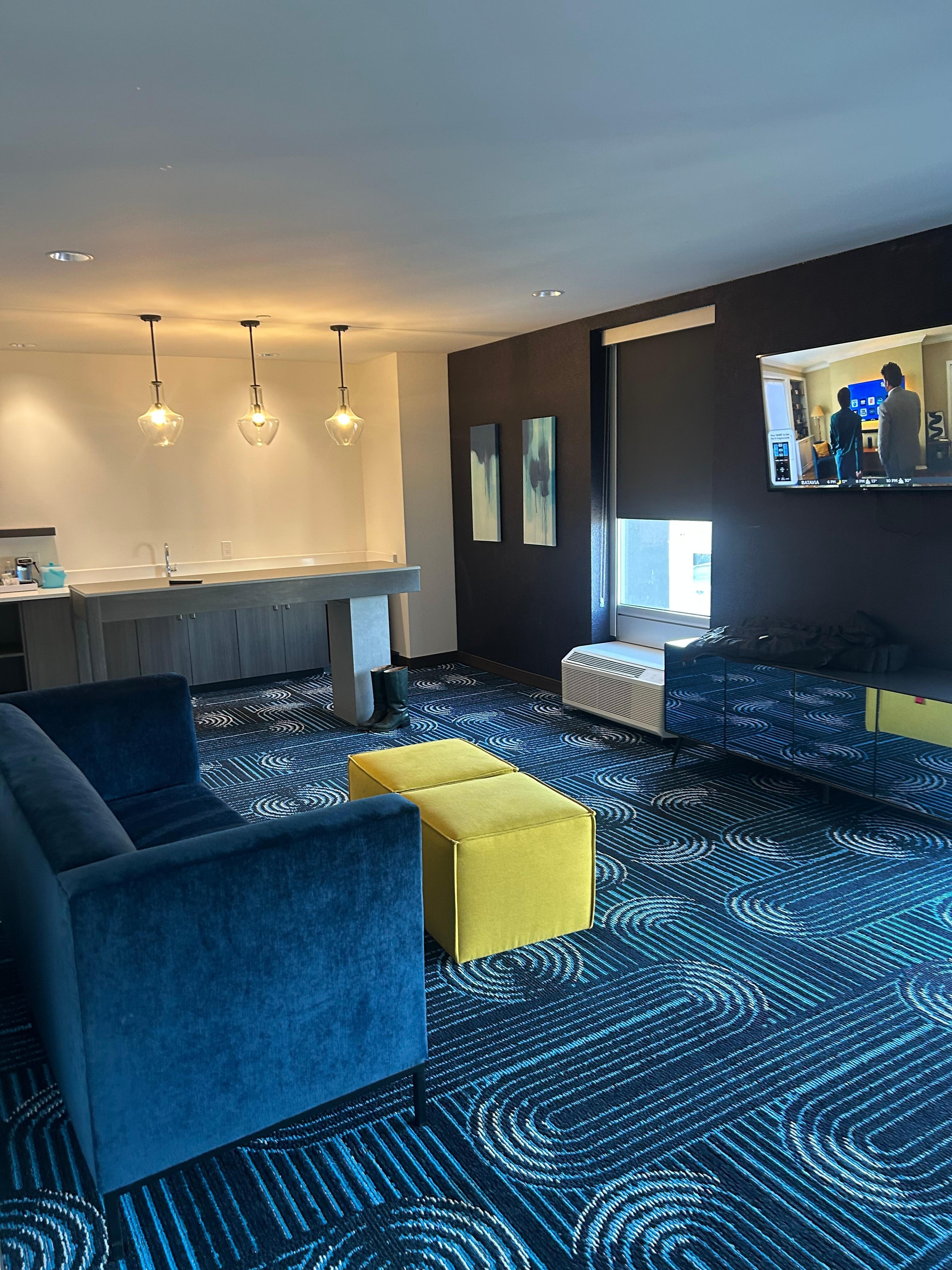 Top floor suite is wonderful 