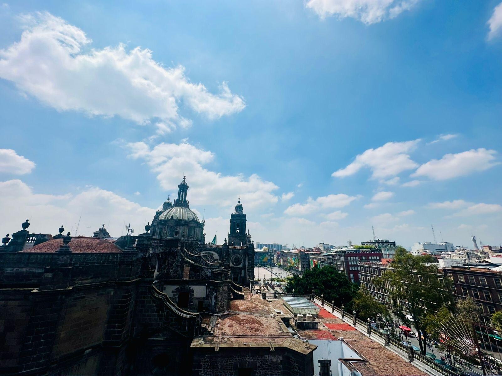 Una vista hermosa desde la torre del 6to piso.