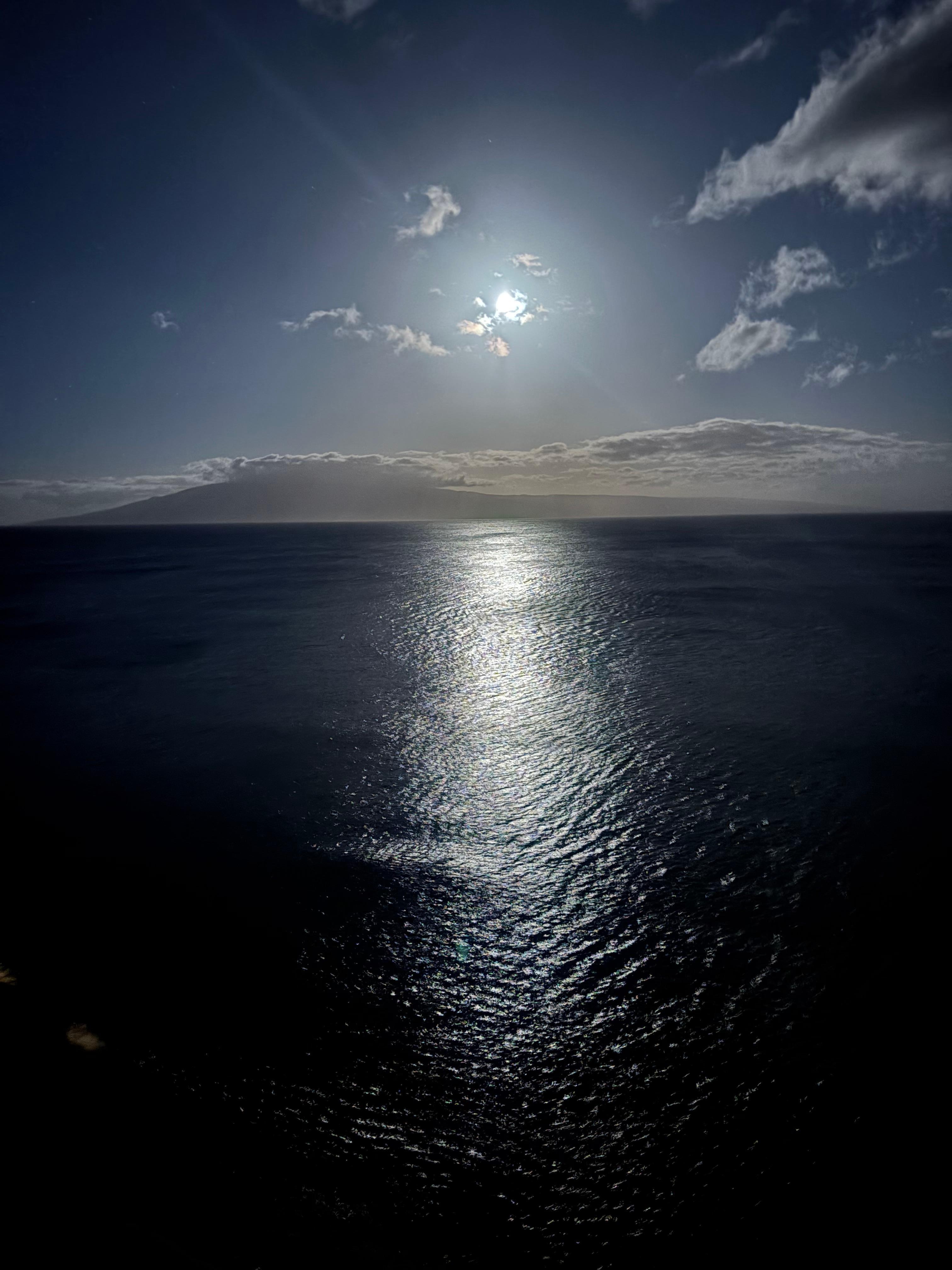 And amazing moonsets as well