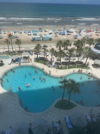 View from 7th floor balcony