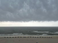 A rainy day at the beach is better than a sunny day at home!