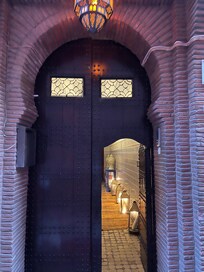 Front door to Riad