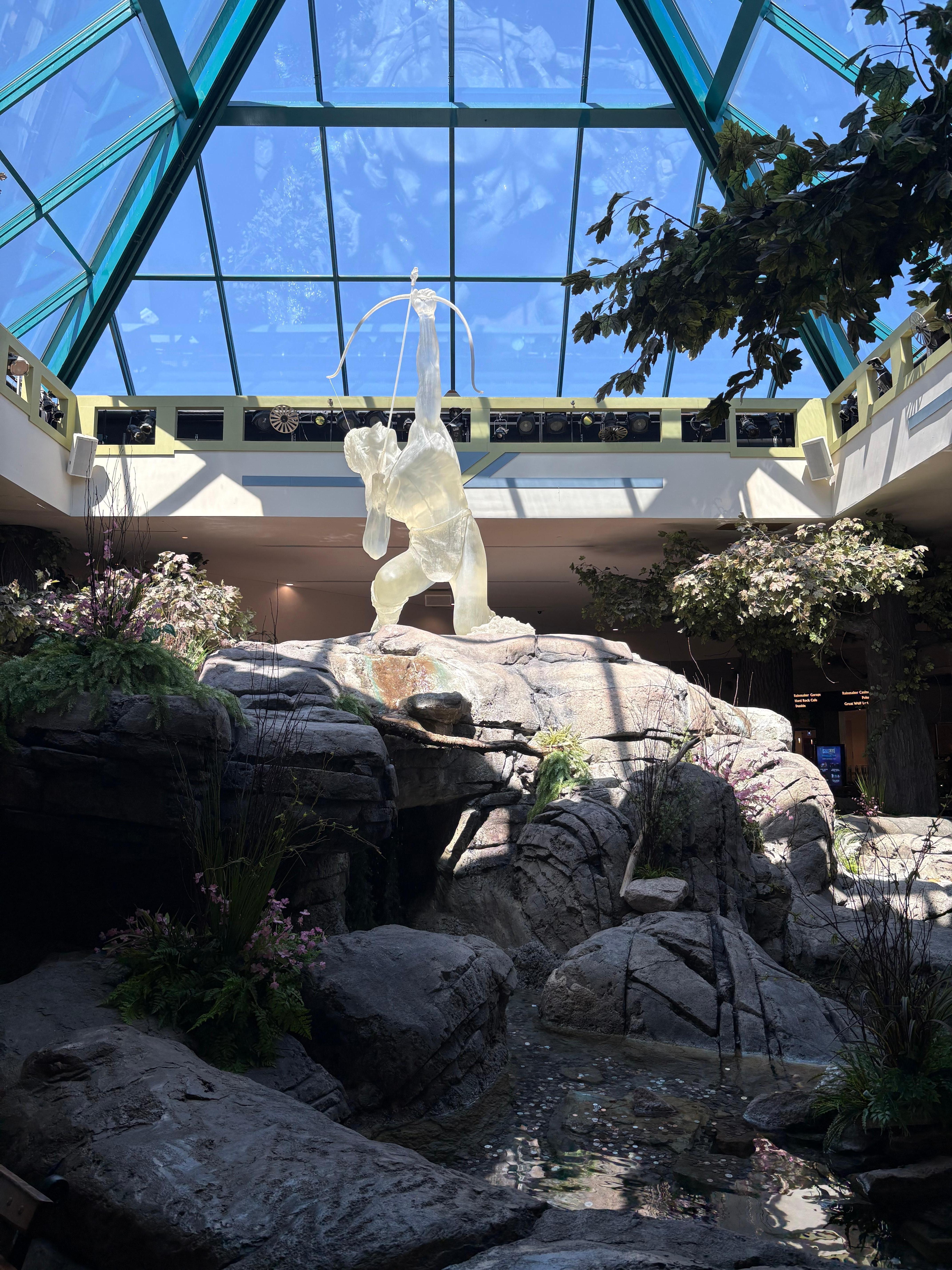One of the many gorgeous structures of art throughout.