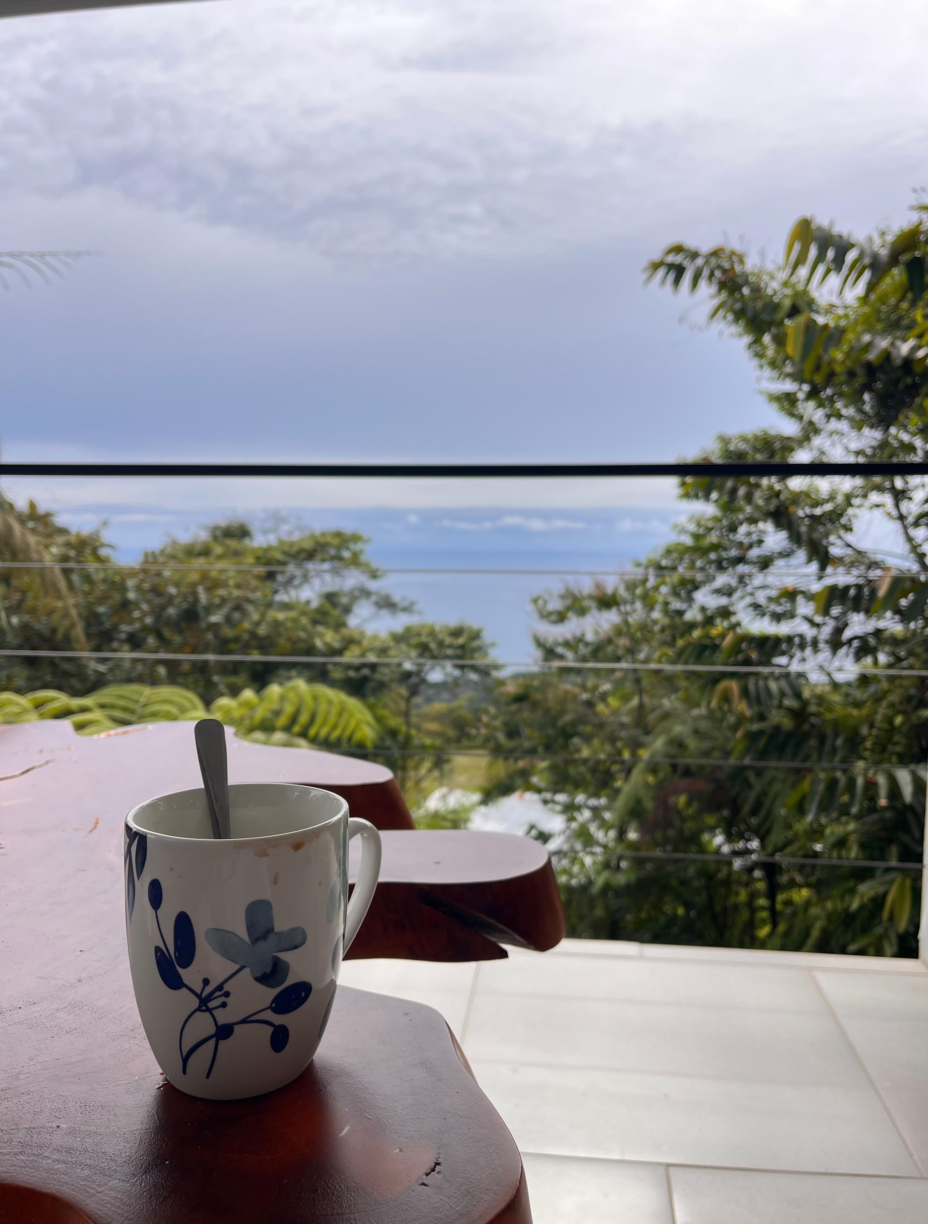 Nice view on terrace deck