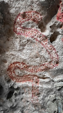 Arawak cave painting