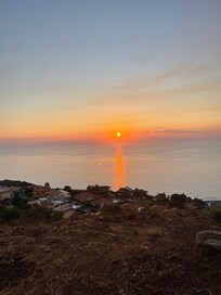 Sunset from the deck