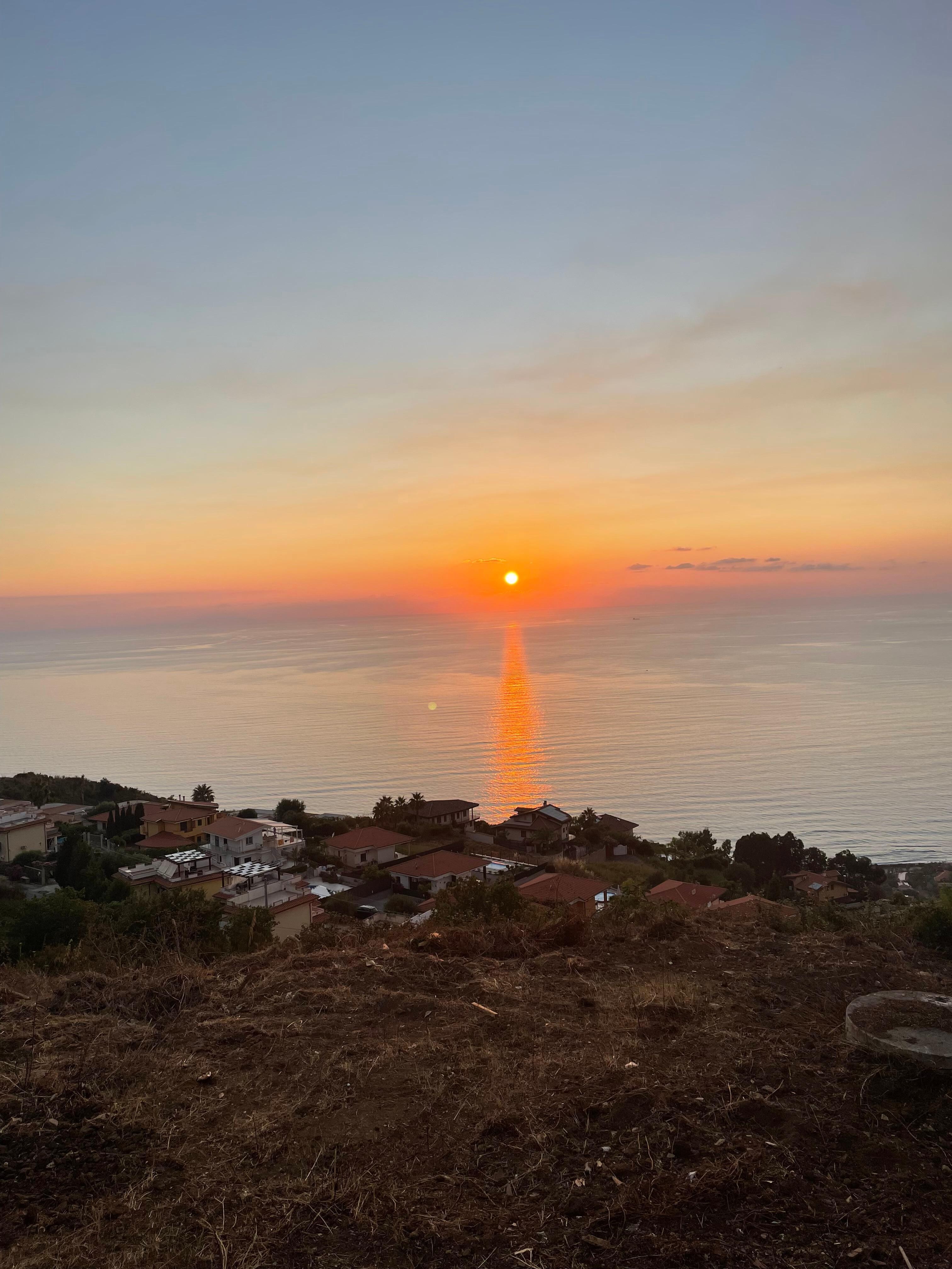 Sunset from the deck 