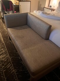 Looks like someone gave birth on this chair