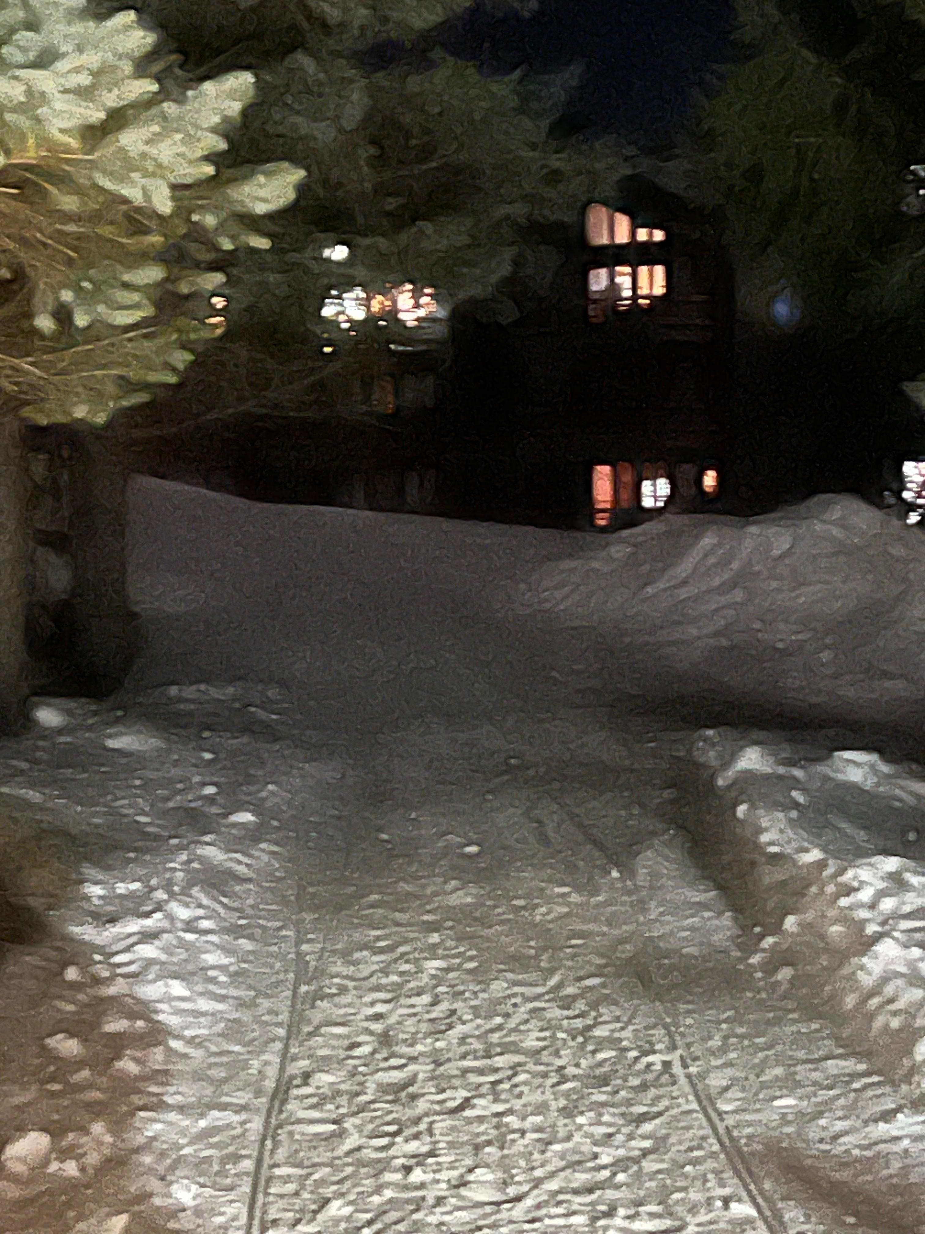 To the Tamarack Lift - right after the tree 