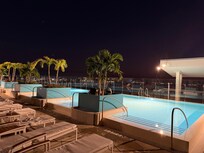 Rooftop infinity pool