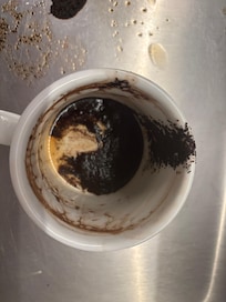 1st cup of grinds. They did swap out the machine for us though