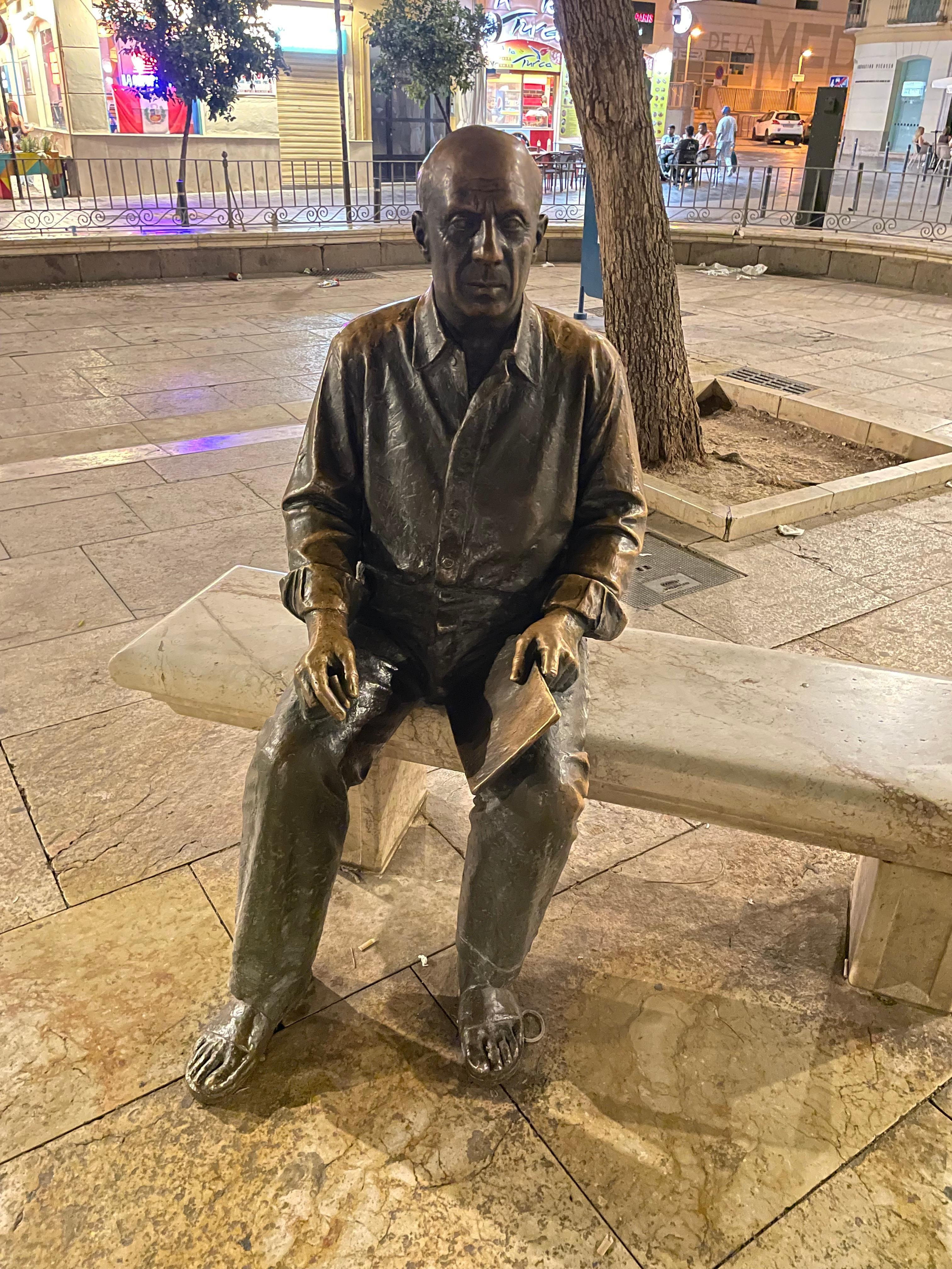 Picasso’s birthplace is a 5 minute walk as are the exhibitions.