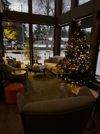 Trevliga sittplatser