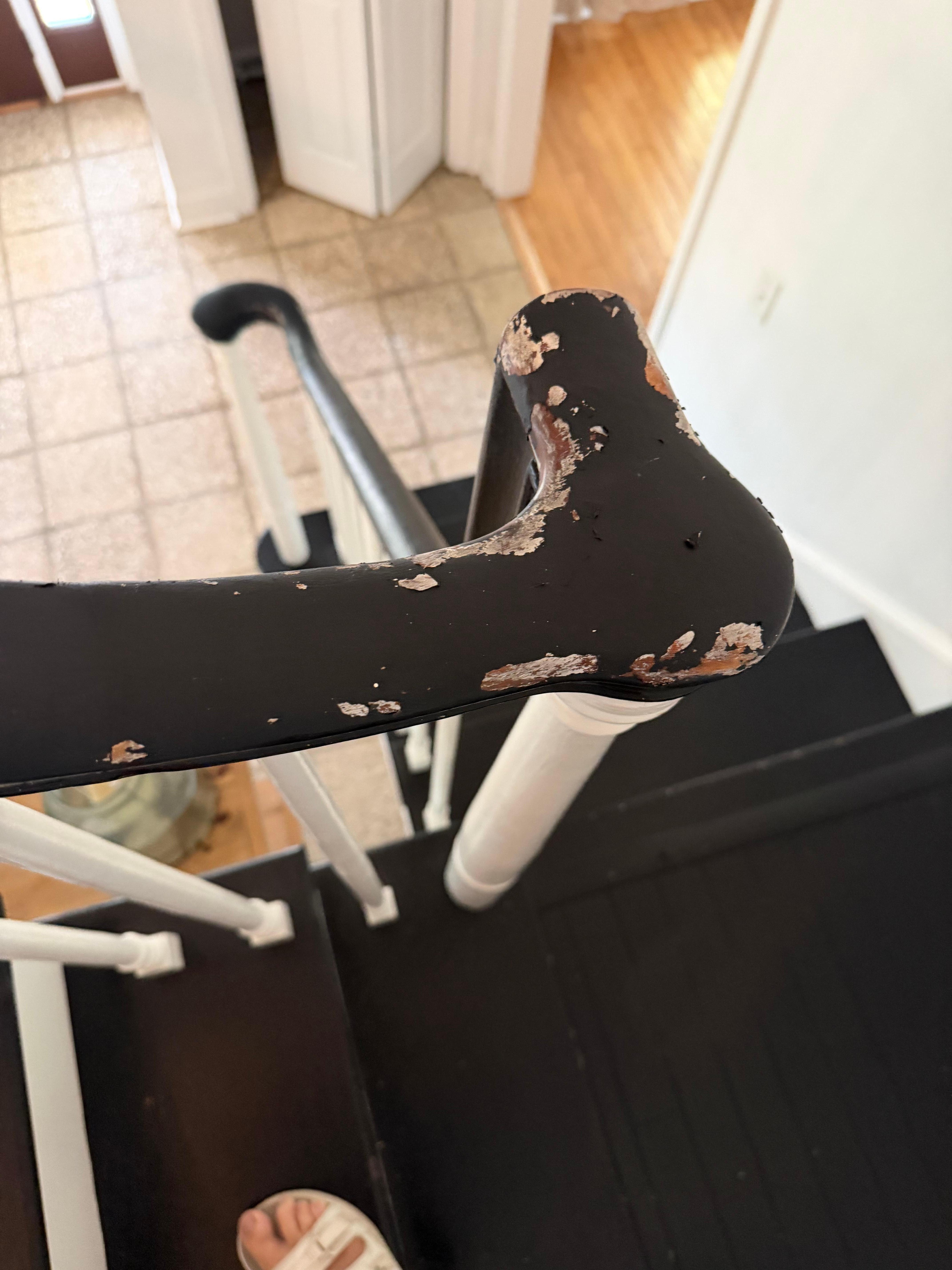 Bannister needs repainted