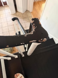 Bannister needs repainted