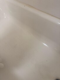 Dirty shower including hairs