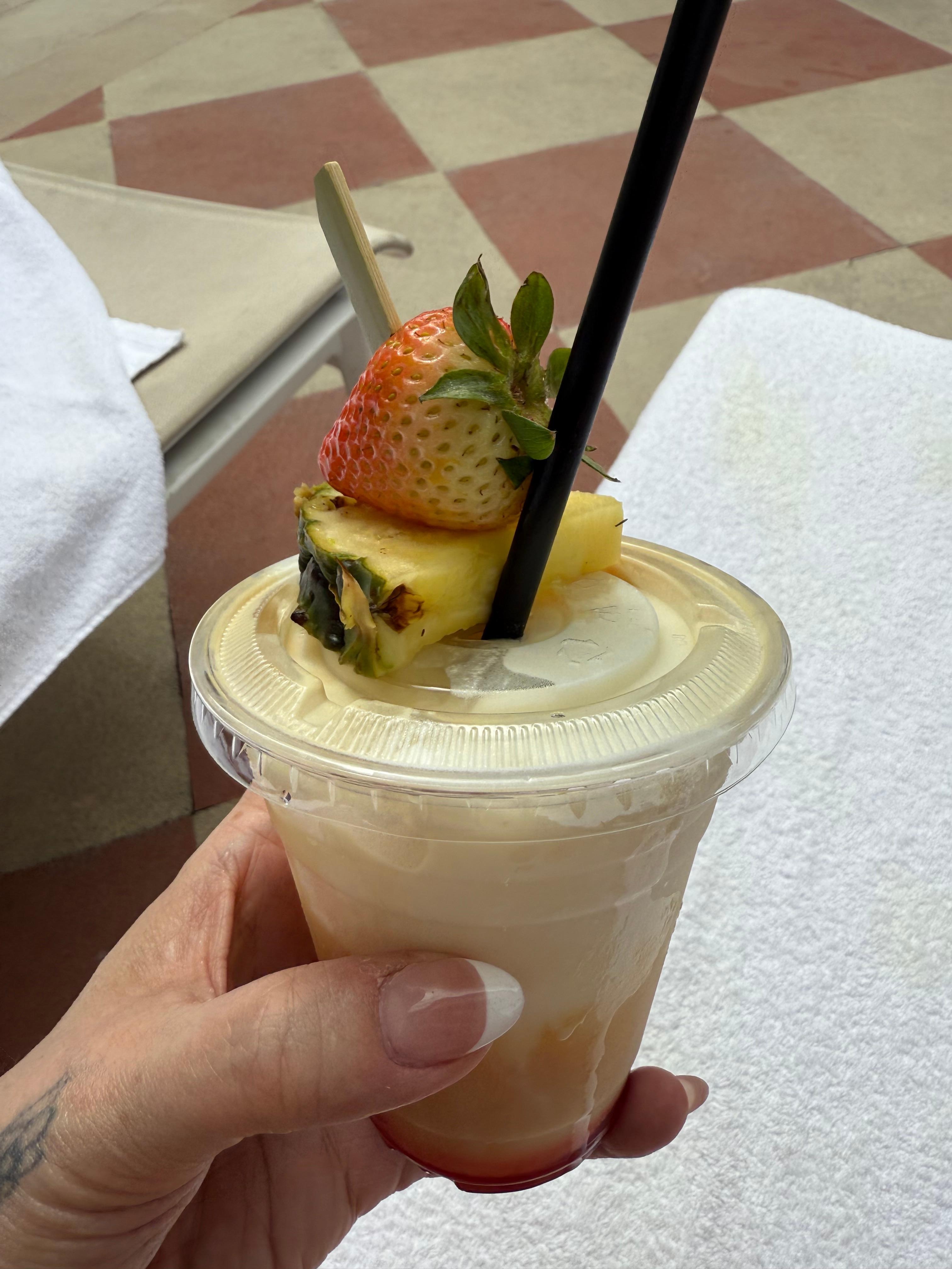 Poolside drink! This was $40 without the tip