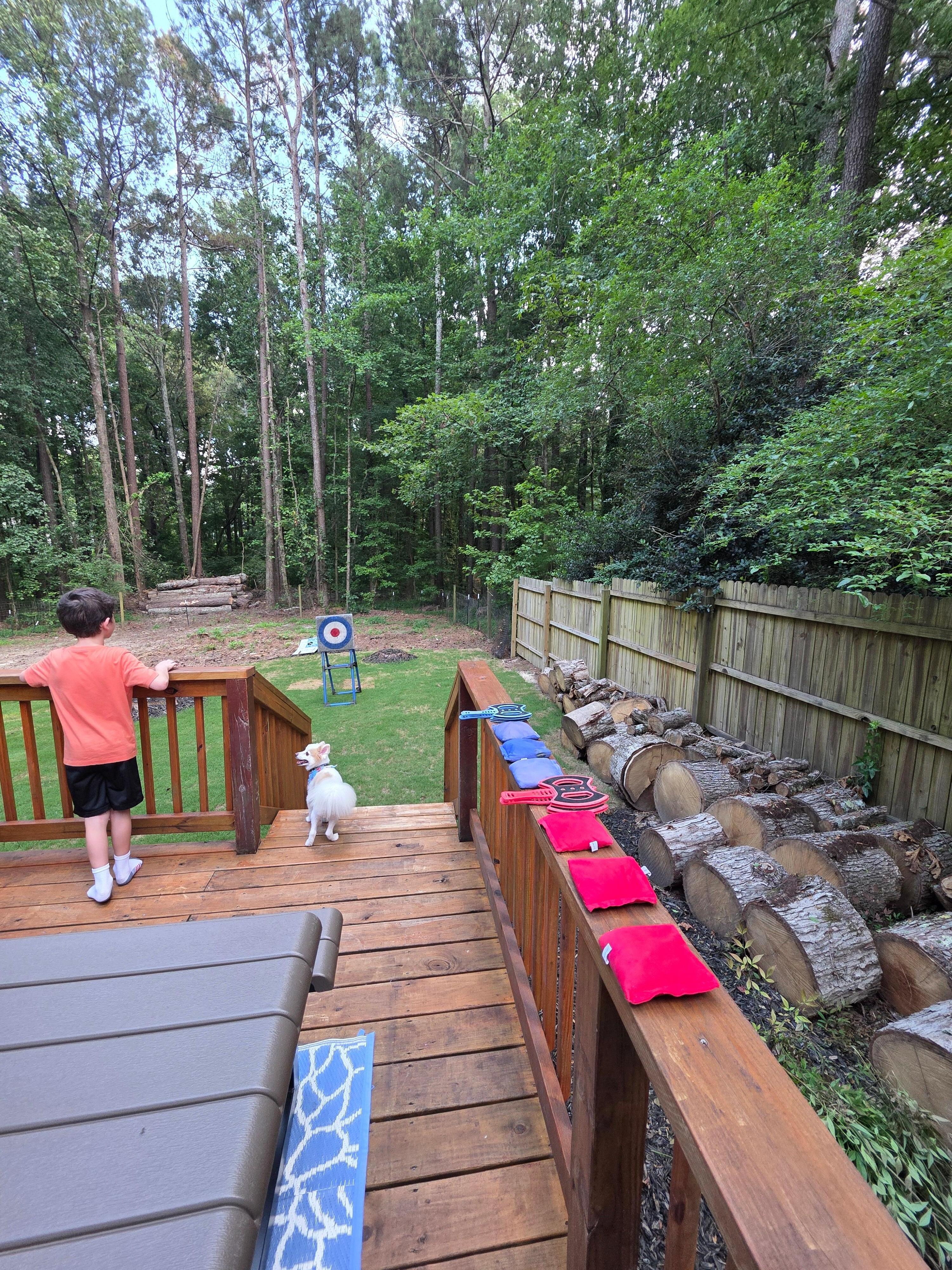 Back Yard deck