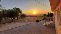View from Villa entrance during sunrise