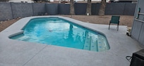Pool Deck -note divots. Also deck was not washed prior to our arrival