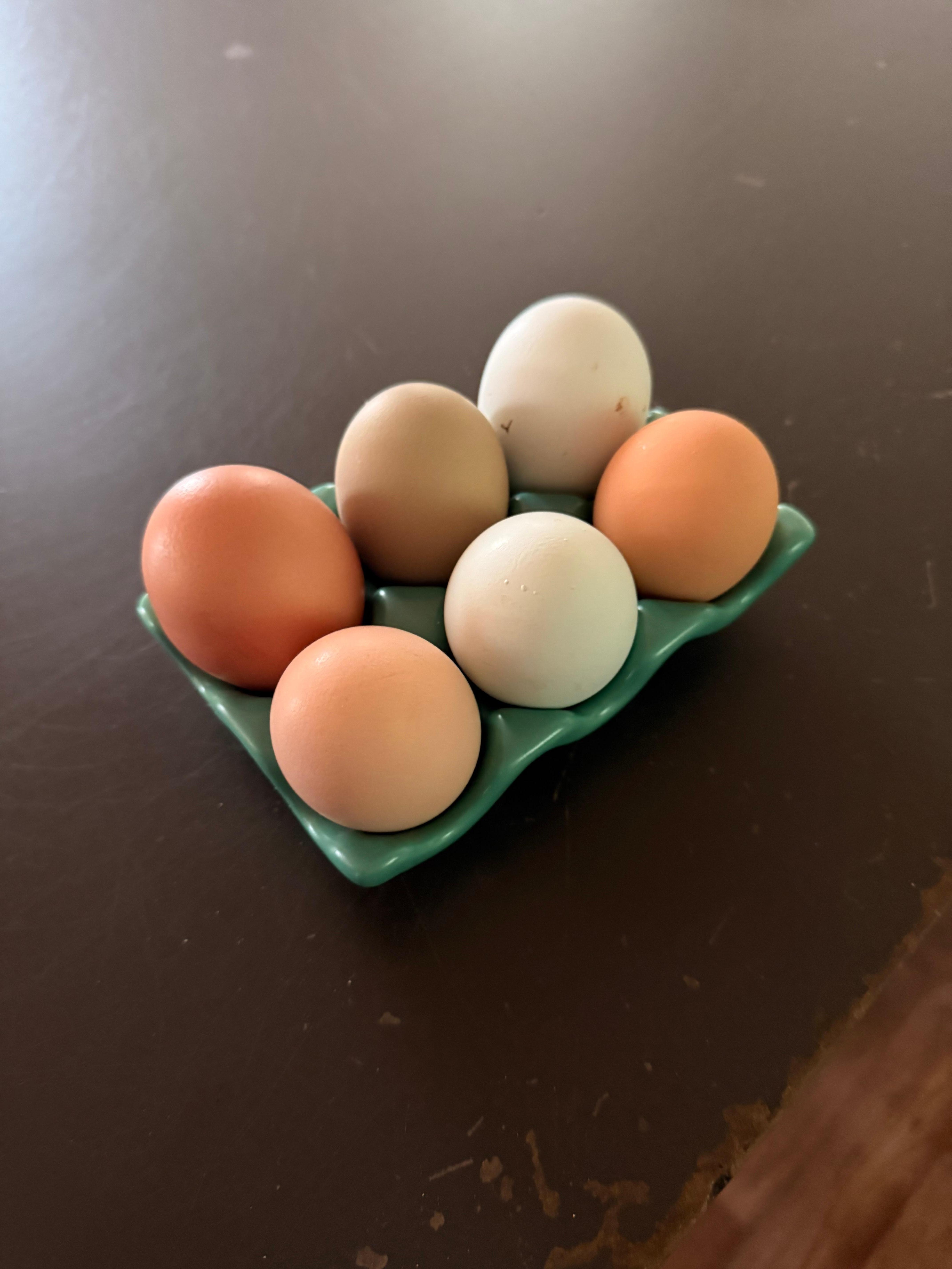 1/2 a dozen eggs from Tiffany! 