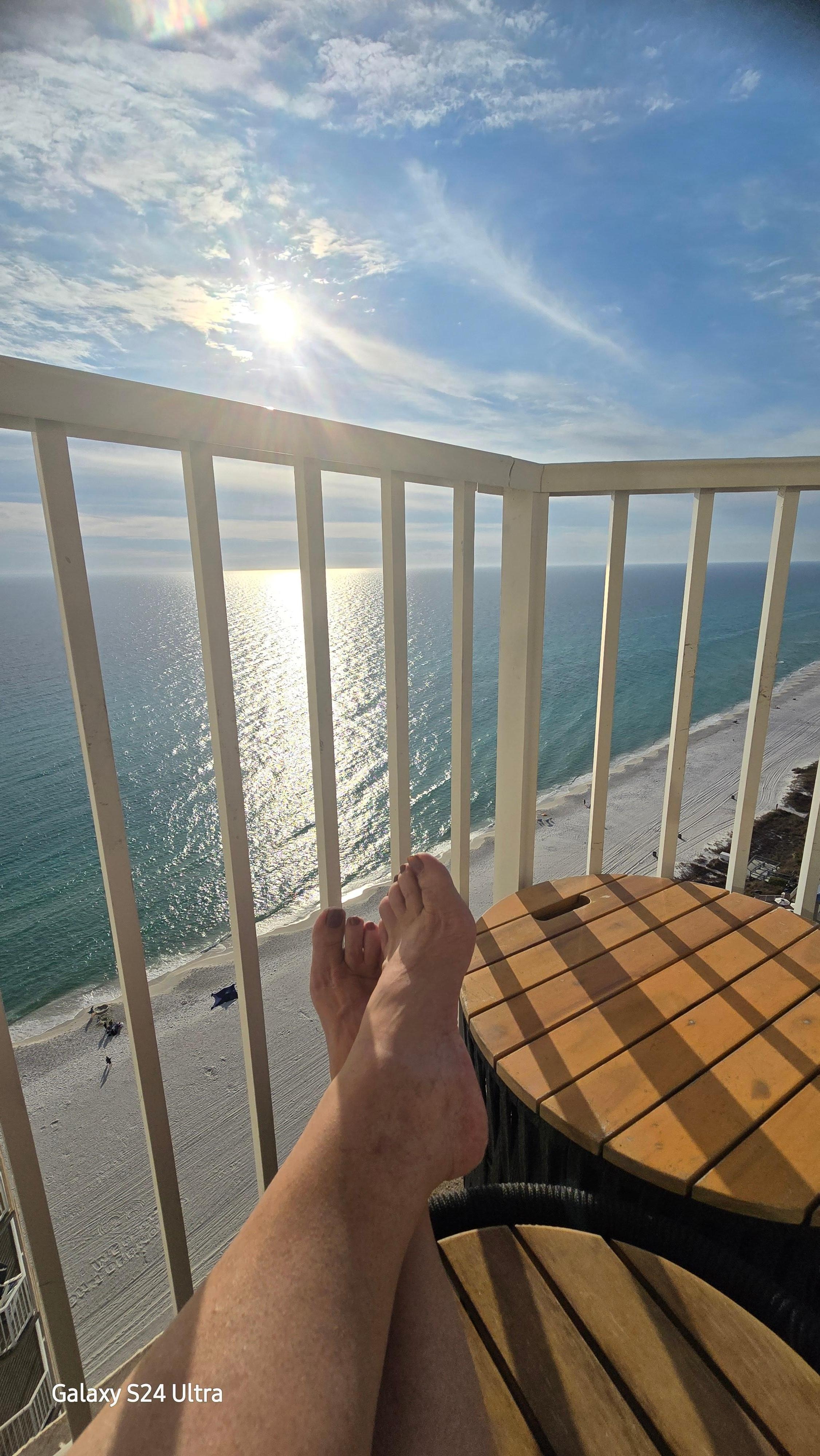 My mood enjoying the view and chillaxing