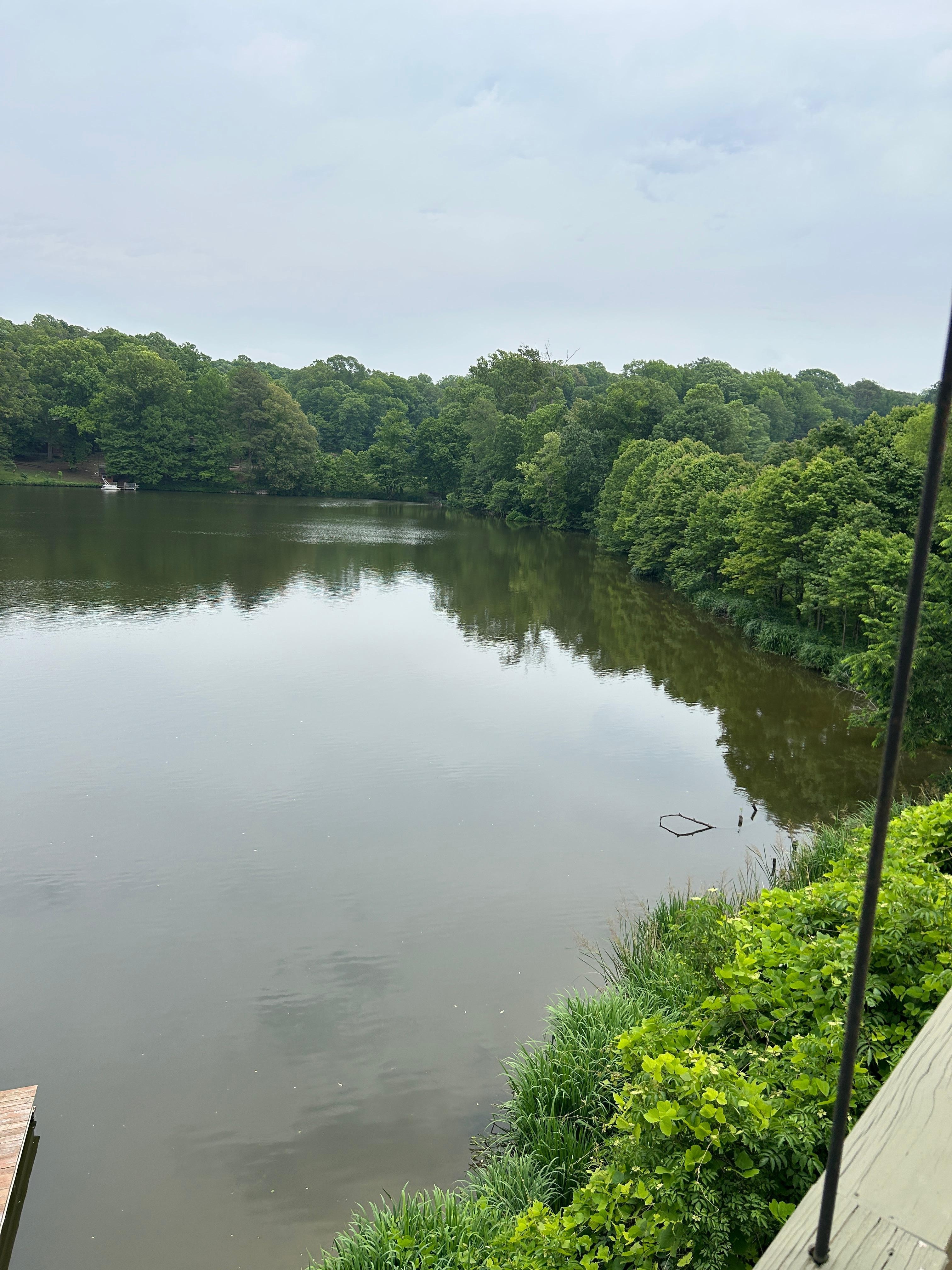 Lake view from upstairs porch
