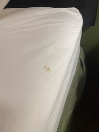 Stained sheets
