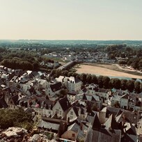 Chinon from the Fortress