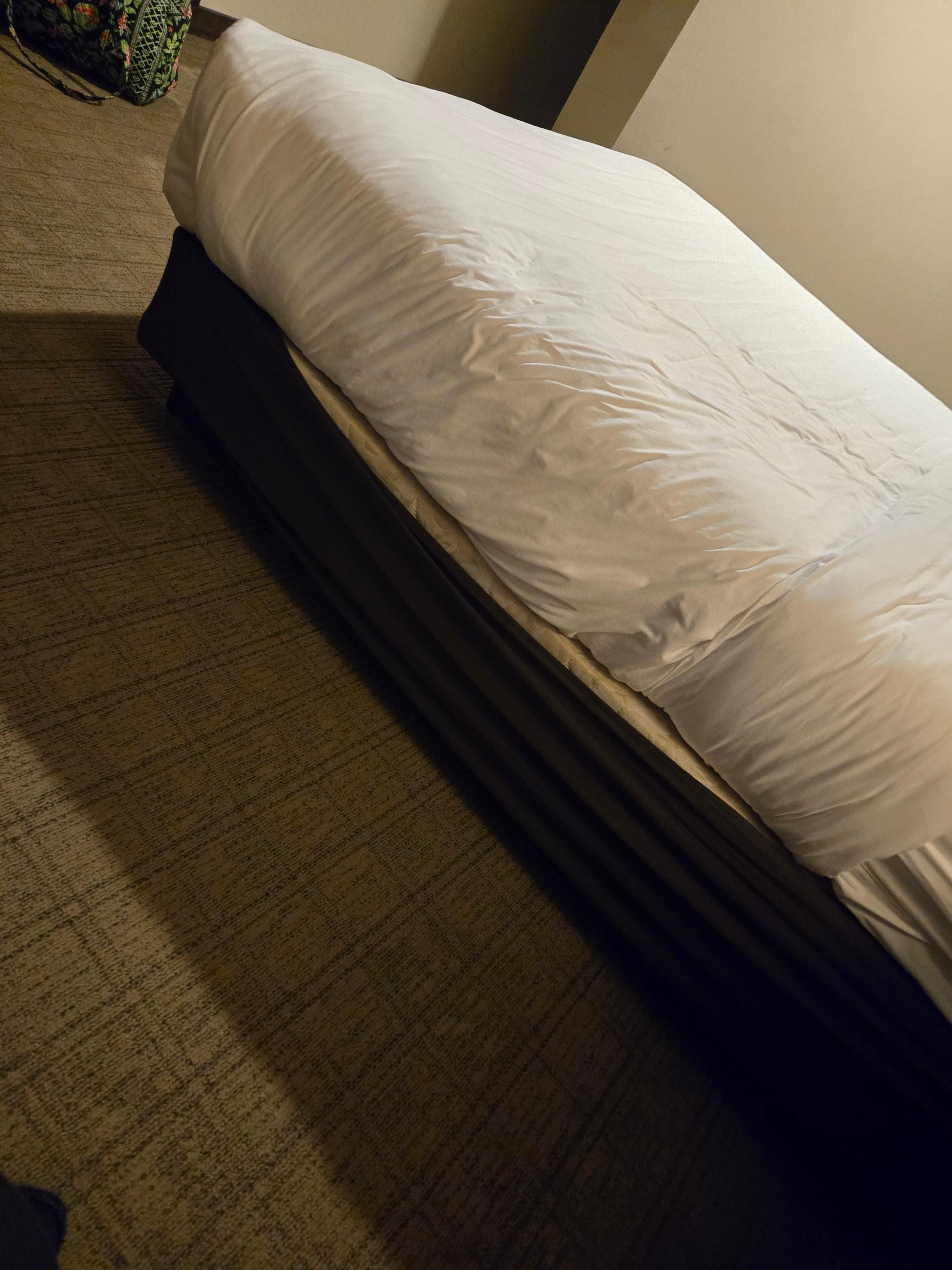 Beds and bedding not well cared for