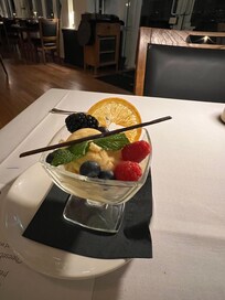 Amazing food and the restaurant this was a awesome dessert