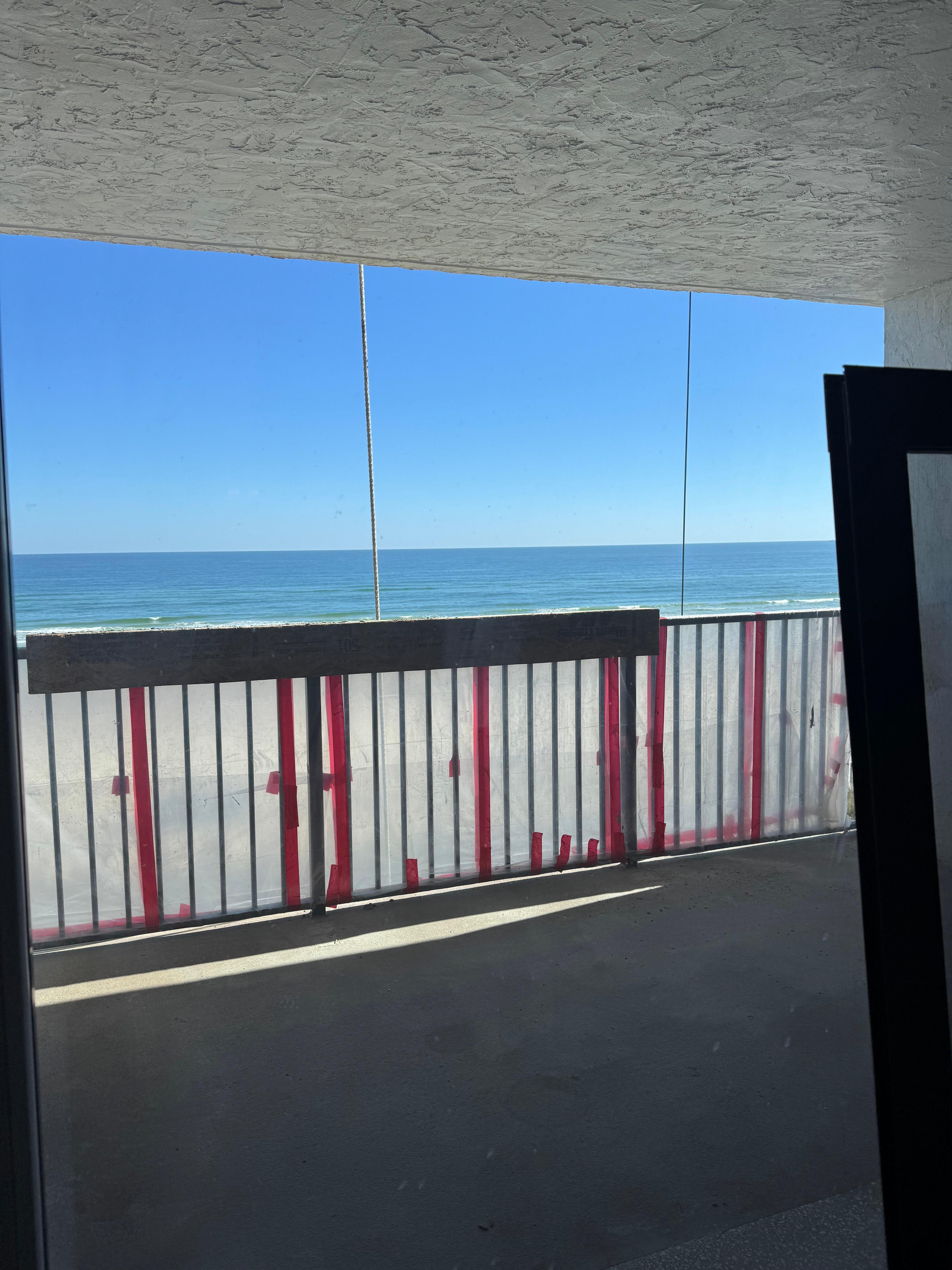 Couldn’t use patio. 