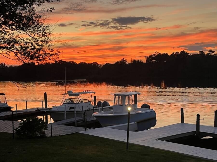 Caught a beautiful sunset! 