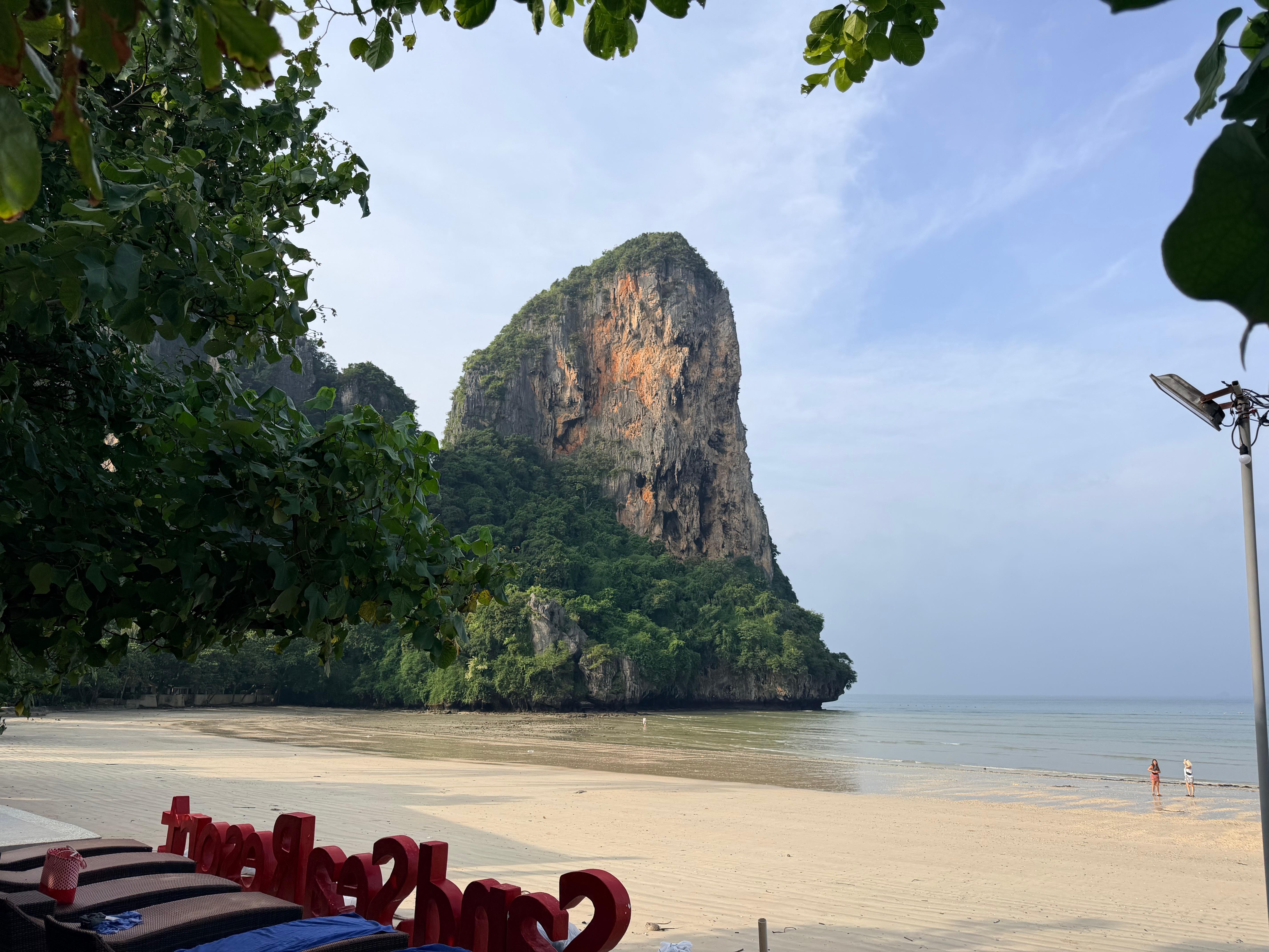 West beach seen from pool area