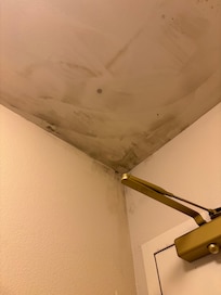 Corner of the room by doorway