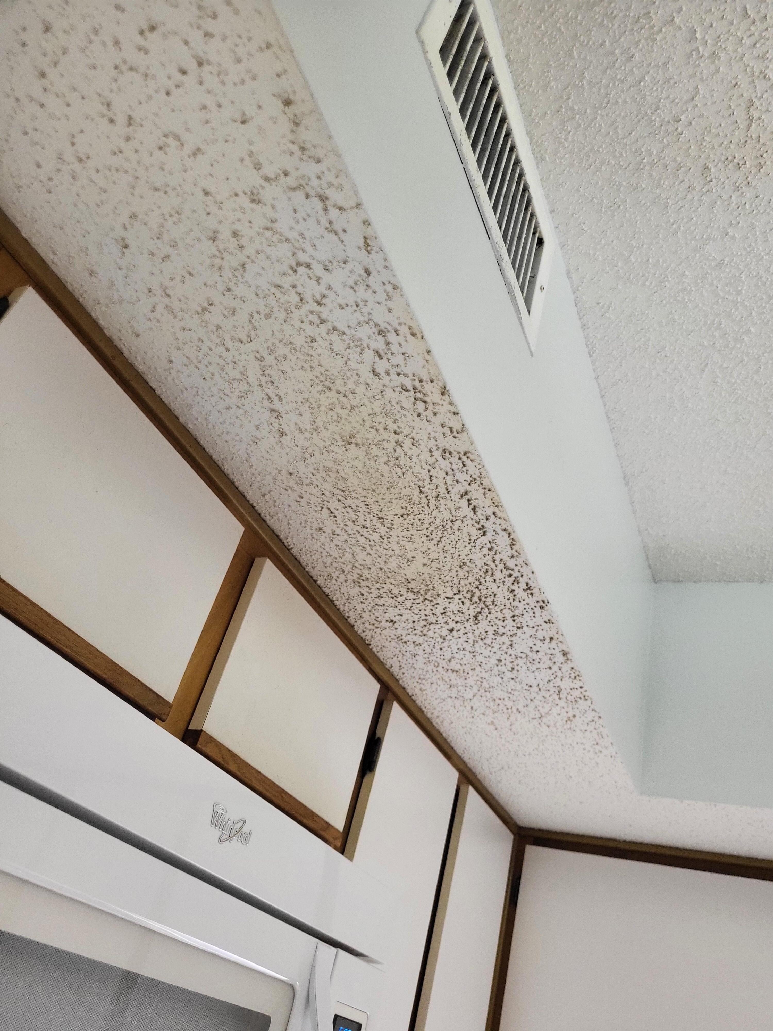 Above the microwave