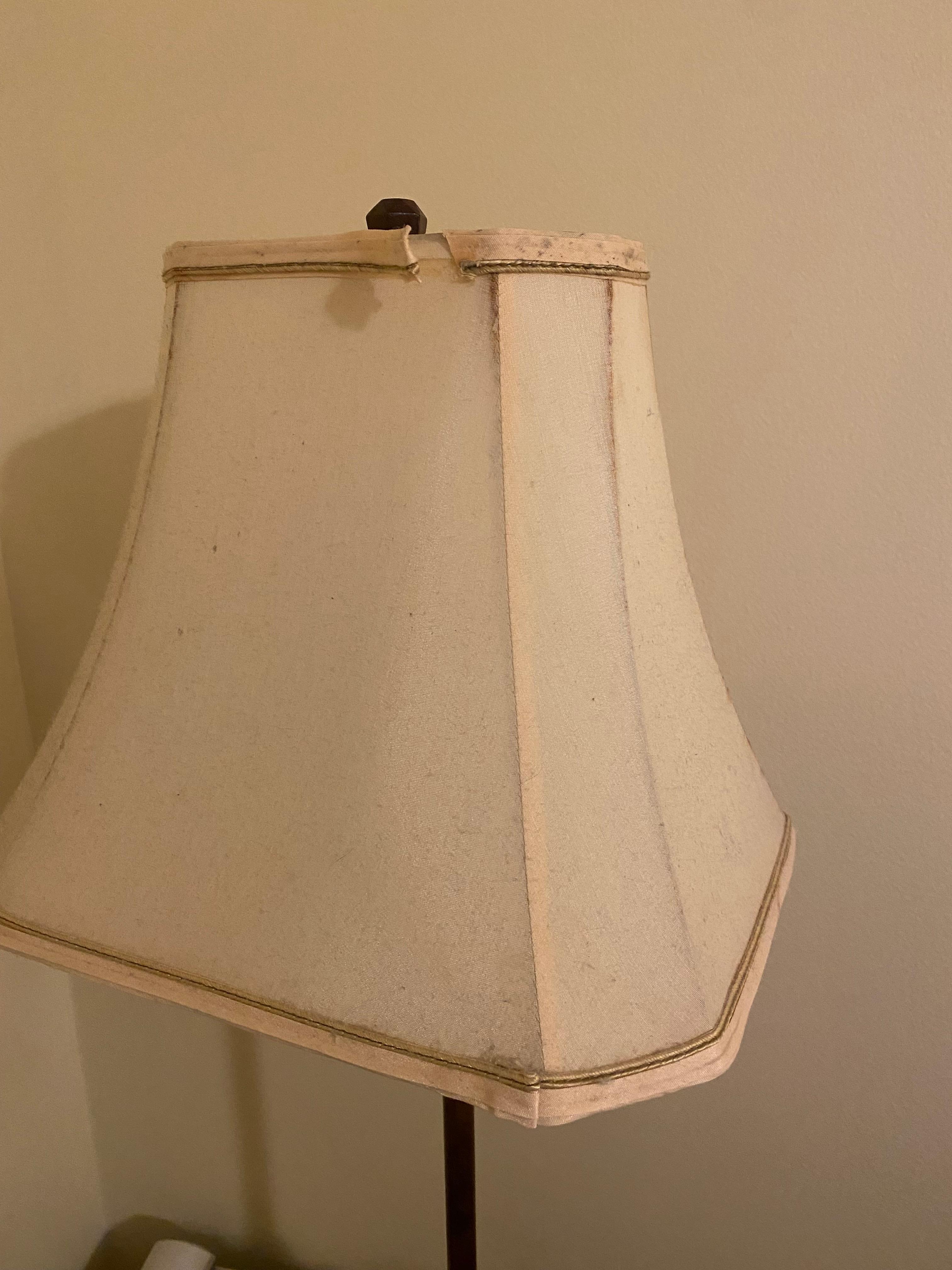 Dirty lamp shade