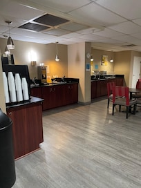 Breakfast eating area