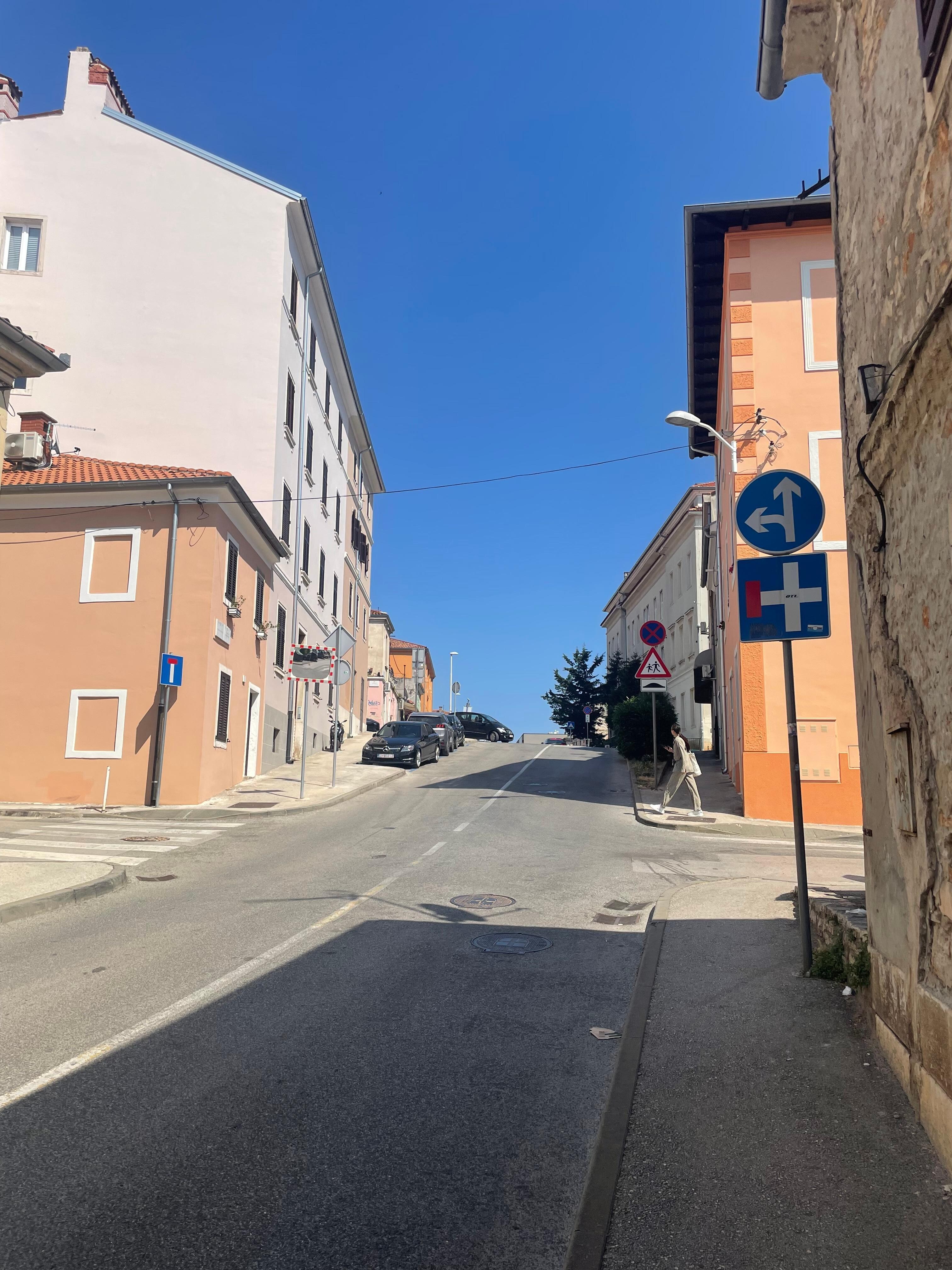 Top of hill on the left is the San Martino.